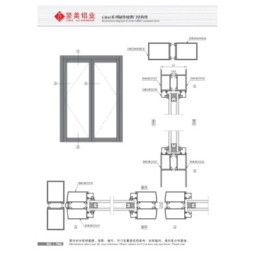 Series GR65 casement door
